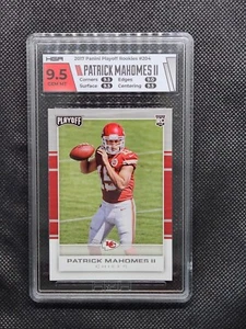 2017 Playoff Patrick Mahomes RC #204 HGA 9.5 - Picture 1 of 2