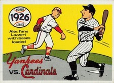 1970 FLEER LAUGHLIN 1926 WORLD SERIES YANKEES VS CARDINALS