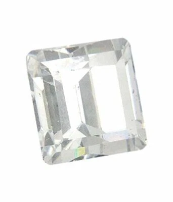 Piedra preciosa suelta de circón natural de 12,3 quilates cuadrada certificada y piedra original Foto 1 de 4