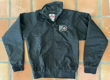 PHILADELPHIA FLYERS 2009 QUEBEC INTERNATIONAL BLACK PEE WEE JACKET MENS SMALL