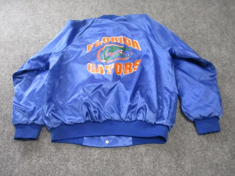 Vintage Florida Gators Jacket Men's Extra Large Blue Bomber Cardinal USA Made * Cover
