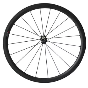 Bicicleta de carretera 650C 38 mm cubierta 20,5 mm de ancho fibra de carbono freno en V rueda delantera 20 orificios - Imagen 1 de 1