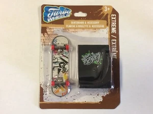 Turbo Wheels Extreme Skateboard Fingerboard & Accessory “CRAZY” NEW - Picture 1 of 2
