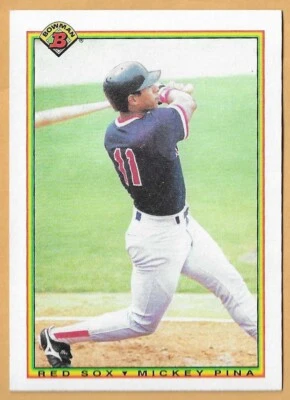 MICKEY PINA BOSTON RED SOX #270 - BOWMAN NM-MT 1990 - Image 1 of 2