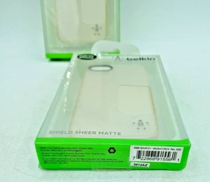 belkin Shield Sheer Matte iPhone Case - Pack Of 2. PC68 - Picture 1 of 6