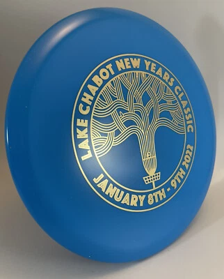 DISC GOLF INNOVA STAR ROC3 MIDRANGE  180g BLUE w/ Gold Lake Chabot 2022 - Image 1 of 4