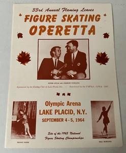 A76 Figure Skating Operetta Program, Olympic Arena Lake Placid NY -Sep 4-5, 1964 - Picture 1 of 3