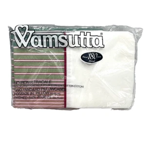 Vtg Wamsutta Set of 2 Standard Pillow Cases Pastel Stripped Ultracale USA NOS - Picture 1 of 6