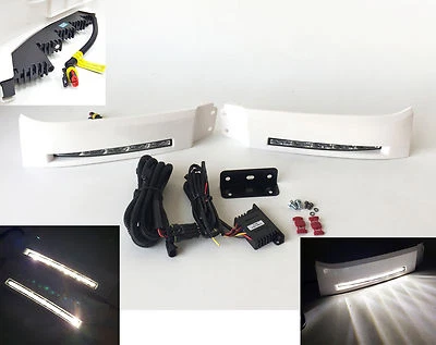 For 2007-2013 Toyota Tundra Sequoia LED Fog Lights Set with White Bezel - Image 1 of 4