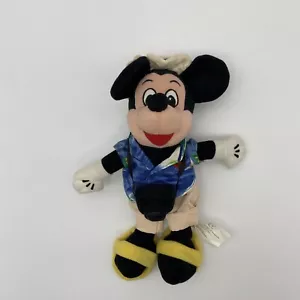 BOLSA DE FRIJOLES WALT DISNEY TOURIST MICKEY MOUSE 9" ANIMAL DE PELUCHE JUGUETE LINDO EN EXCELENTE ESTADO RARO - Imagen 1 de 6