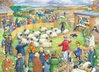 Diamond Painting Sheep And People Portrait Design House Embroidery Wall Displays