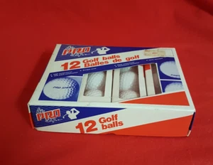 The Pro Shop Vintage 1960's One Piece Golf Balls. Full Dozen. NEW Old Stock - Bild 1 von 5