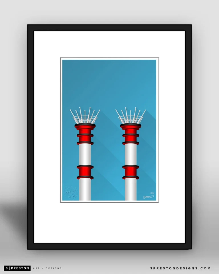 Cincinnati Reds Minimalist Great American Ball Park Collectors Edition S Preston - Image 1 of 1