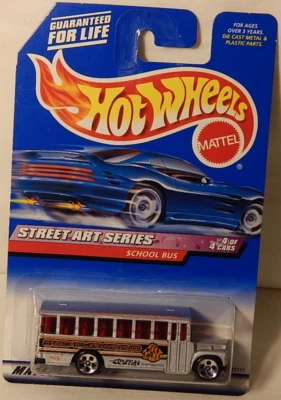 Autobús escolar Ford Classic serie B 6ta generación Hot Wheels 1999-952 arte callejero Foto 1 de 4