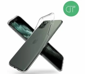 COVER IN GOMMA MORBIDA TRASPARENTE 0,3MM TPU IPHONE 11 PRO MAX PROTEZIONE - Picture 1 of 3