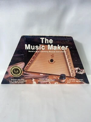 Vintage The Music Maker Nepnenoyka Lap Harp Zither Instrument with Booklet - Image 1 of 4