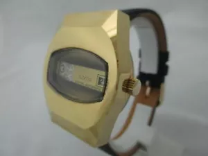NOS NEU VINTAGE LUXOR WASSERDICHT DIGITAL STAHL HERRENUHR 60' - Bild 1 von 3