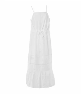 Damen Strandkleid weiß Baumwolle Größe M - mit Geschenkbox Strand Hochzeit - Bild 1 von 8