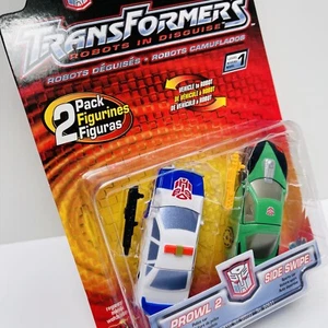 Transformers Robots in Disguise PROWL 2 y Sidewipe Paquete de 2 Hasbro De Colección 2001 - NUEVO - Imagen 1 de 14