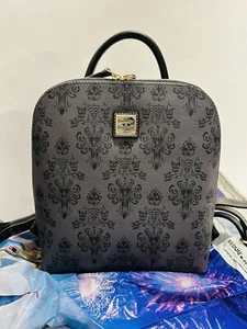 NEW  Disney Parks 2024 Dooney  & Bourke Haunted Mansion Wallpaper Backpack B - Picture 1 of 8