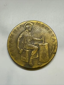 1921-1924 Royal Mint Trial Strike Medallion ' BRITANNIA MONETA ' - Picture 1 of 4