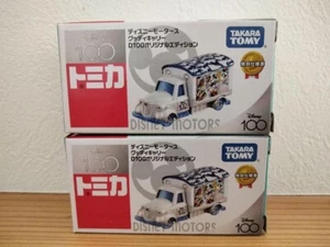 Disney Tomica 100th Anniversary D100 Motors Goody Carry Original Edition Set of2 - Picture 1 of 6