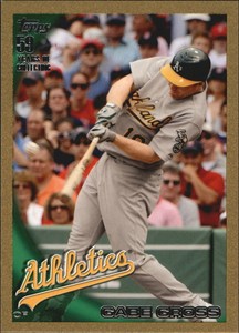2010 Topps Update Gold #US239 Gabe Gross A's /2010
