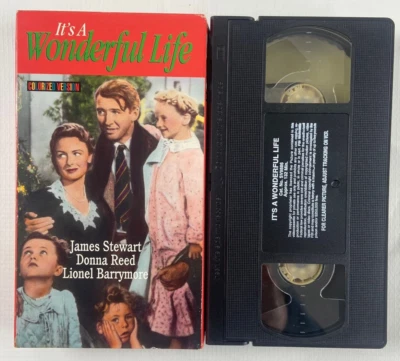 It's A Wonderful Life -colorized  (VHS, 1995) James Stewart, Donna Reed - Image 1 of 3