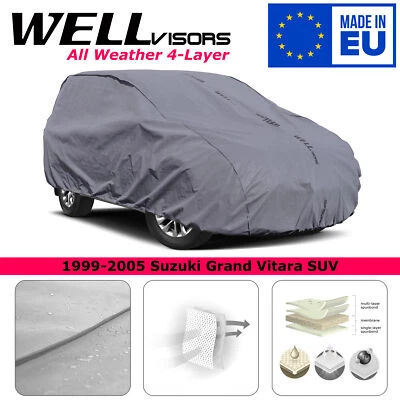 Capa de carro WELLvisors All Weather 3-6898664SV para 99-05 Suzuki Grand Vitara SUV - Imagem 1 de 4
