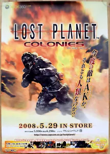 Lost Planet Colonies RARE XBOX 360 51,5cm x 73cm Japanese Promo Poster - Bild 1 von 1