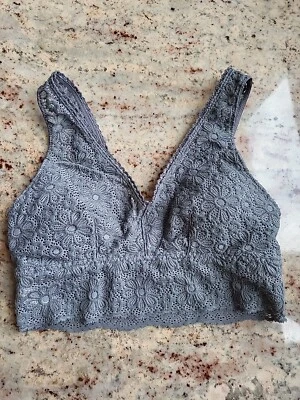 SO серый кружевной бюстгальтер размер маленький женщин бюстгальтеры со съемными подушечками Juniors - Изображение 1 из 4