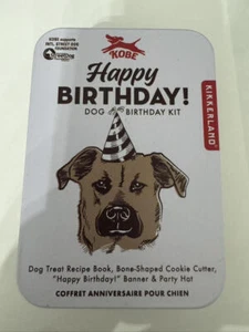 NEU Happy Birthday! Hundegeburtstagsset Kikkerland KOBE NEU - Bild 1 von 3