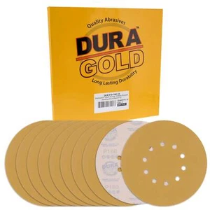 10 - 9" Drywall Sanding Discs, 180 Grit - 10 Hole Pattern Hook & Loop Sandpaper - Picture 1 of 5