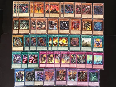 YUGIOH RED-EYES DECK- 金属-灵魂-婴儿-龙- FLARE- INFERNO- METEOR 近乎完好 — 第 1/4 张图片