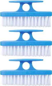 Superio Nagelbürste Set 3er Pack Reiniger mit Griff robuster Pinselschrubber - Blau - Bild 1 von 9