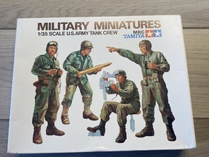 TAMIYA MM 104 1/35 U.S. ARMY TANK CREW SET Toy Model JAPAN MP Militaria War VTG - Picture 1 of 3