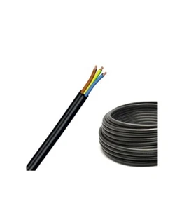 PVC kabel 3G2,50 H05VV-F Schwarz - Picture 1 of 1