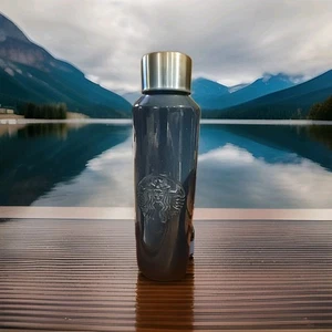 Botella de agua de vidrio reciclado Starbucks azul verde 22 oz vaso tapa iridiscente - Imagen 1 de 7