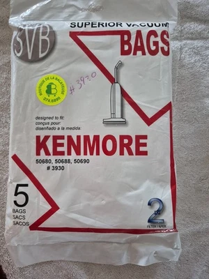 Kenmore Replacement Bags Vacuum 50680 50688 50690 3930 NEW Extra - Image 1 of 3