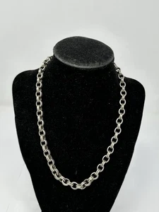 Slane & Slane Diamond Toggle Sterling Silver 925 Necklace - Picture 1 of 7