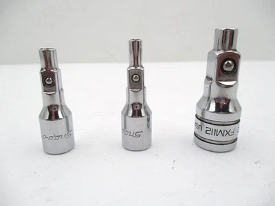 SNAP ON 3 Piece Magnetic Adapters for 1/4" & 3/8" Drive Sockets NICE - Image 1 of 4