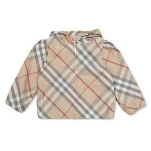 Burberry Girls Tilly Check Hooded Jacket - Picture 1 of 3