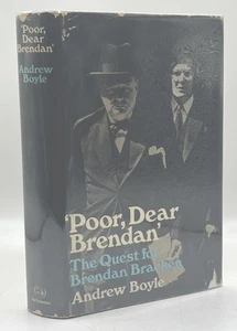 Poor, Dear Brendan – Andrew Boyle 1st Ed | Rare Spy Secret Service Inscription - Imagen 1 de 15