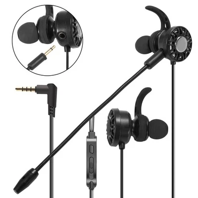 In-Ear PC Music Gaming Headset Headphone Earphone, 3.5mm Stereo for PS4 Xbox - Image 1 of 4