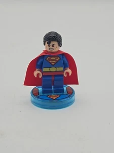 LEGO Dimensions - Superman - Red Eyes on Revers Minifigure (dim019) With Disc - Picture 1 of 5