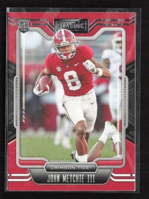 2022 Panini Chronicles Draft #14 John Metchie III Playbook Alabama RC (U) - Image 1 of 2