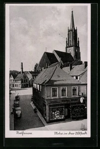 Rathenow, Ortspartie in der Altstadt, Ansichtskarte - Picture 1 of 2