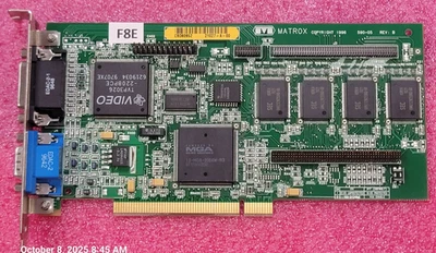 Matrox Millennium 4MB VGA PCI Vintage Video Card DOS Retro Gaming working#F8E - Image 1 of 4