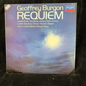 GEOFFREY BURGON - Requiem - Smith, HICKOX - ARGO ST LP 1982 - Picture 1 of 5