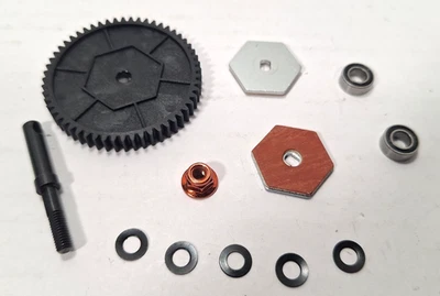 Redcat Ascent Fusion LCG 1/10 4WD RTR slipper pad/plate 56T spur top shaft lot - Image 1 of 3